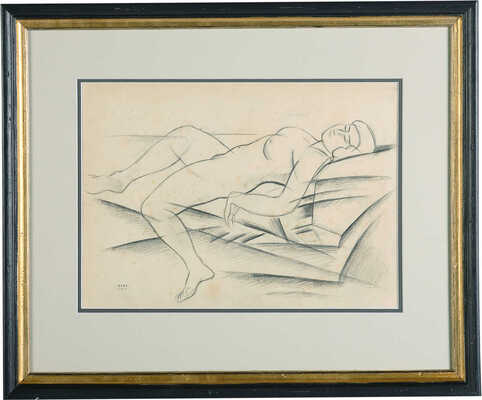 Нивинский Игнатий Игнатьевич. Лежащая обнаженная 